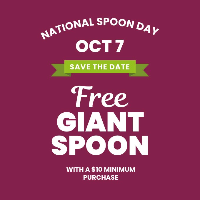 New Giant Blue Spoon Alert 💙🥄 Get Yours Oct 7th! Yogurtland