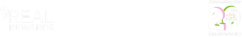 Real Rewards: Earn 2x on any purchase! Celebrating our 20th anniversary!
