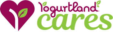 Yogurtland Cares logo