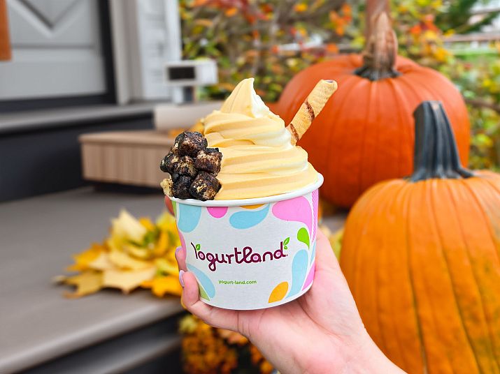 Pumpkin Season Starts Early at Yogurtland with Festive Fall Line Up